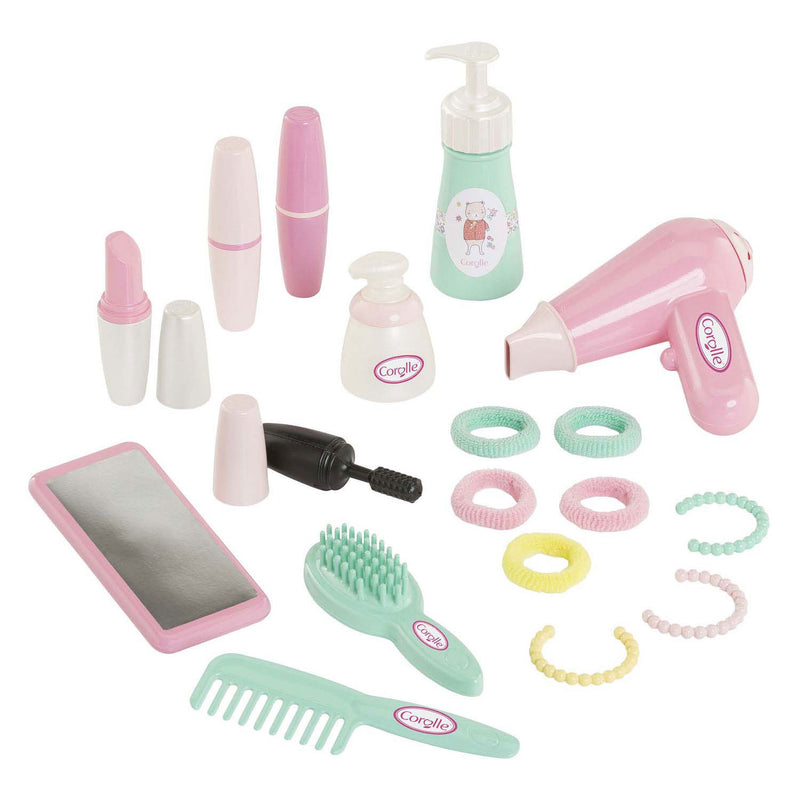 Afbeelding laden in galerijviewer, Corolle beauty case - 20 accessoires - vanaf 18 maanden