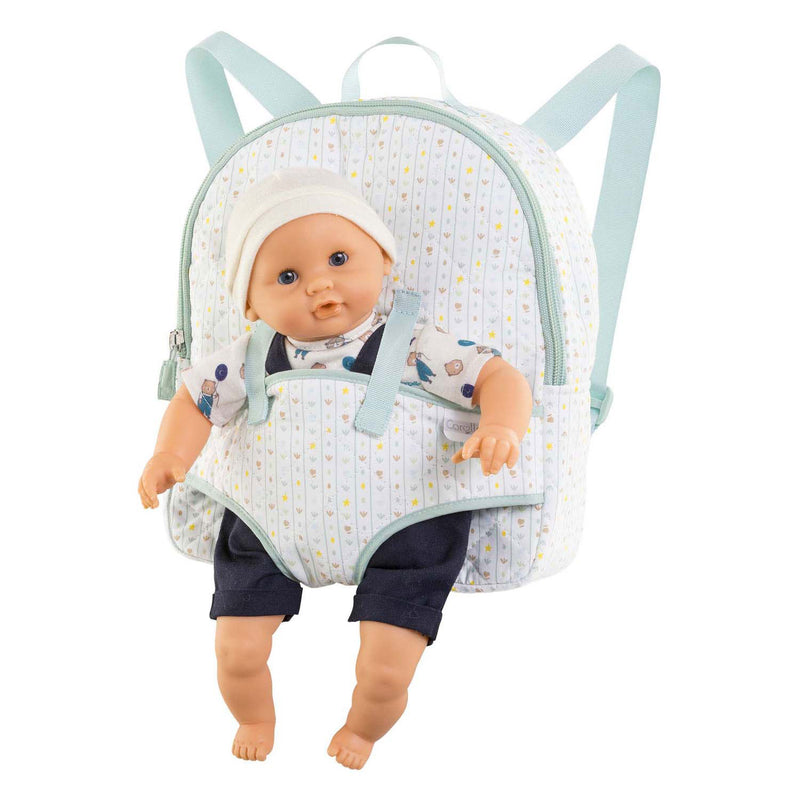 Afbeelding laden in galerijviewer, Corolle kinderrugzak sterren met draagzakfunctie voor poppen - 30cm