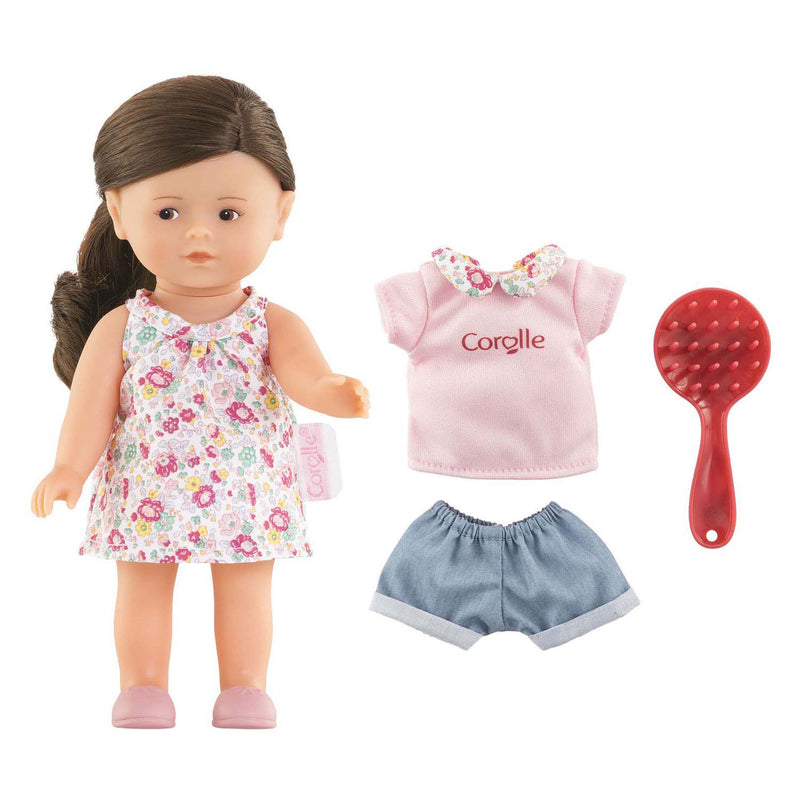 Afbeelding laden in galerijviewer, Corolle mini babypop romy met 3 accessoires - 20cm