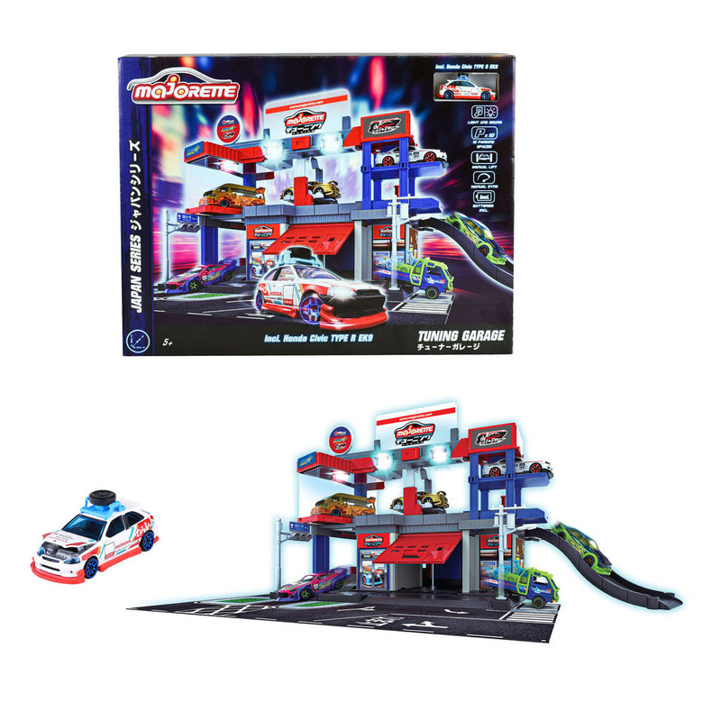 Afbeelding laden in galerijviewer, Majorette japan series tuning garage speelset
