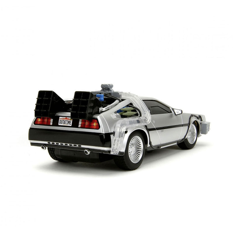 Afbeelding laden in galerijviewer, Jada toys jada bestuurbare auto back to the future rc time machine 1:16