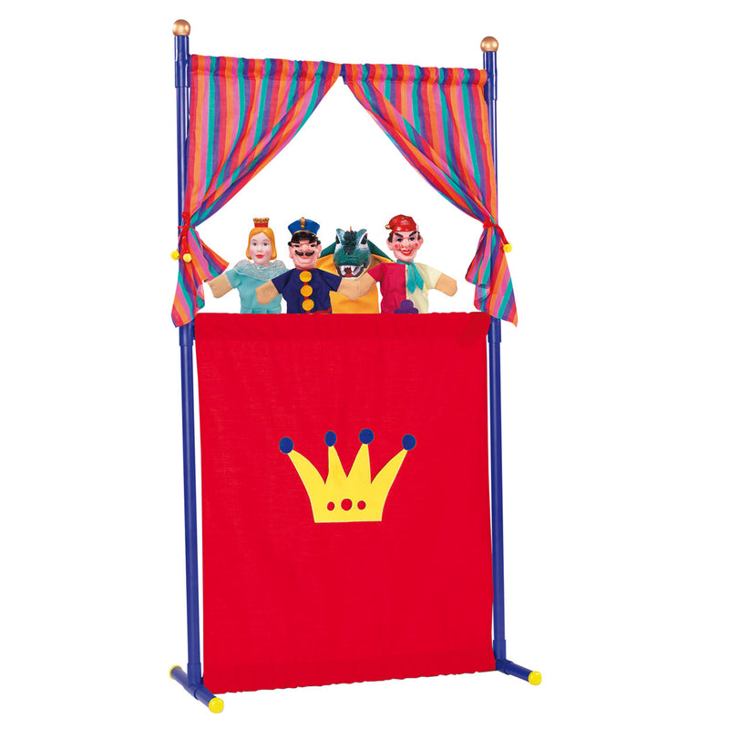 Afbeelding laden in galerijviewer, Simba Poppen Theater met 4 Handpoppen