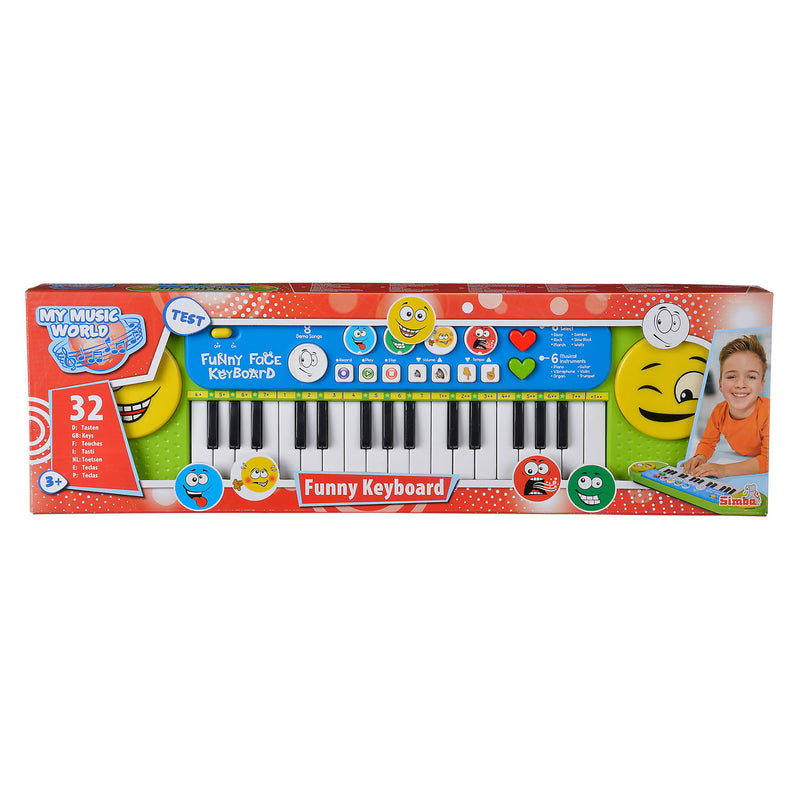 Afbeelding laden in galerijviewer, Simba my music world lachgezicht keyboard