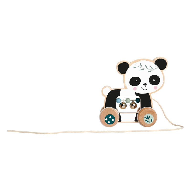 Afbeelding laden in galerijviewer, Eichhorn houten trekdier panda