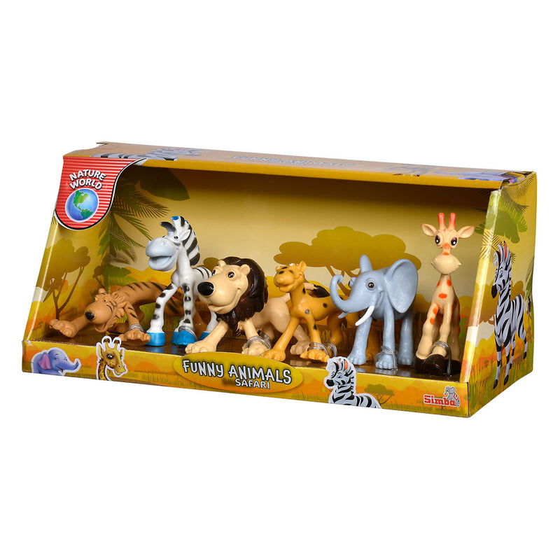 Afbeelding laden in galerijviewer, Simba grappige dieren - safari, 6dlg.