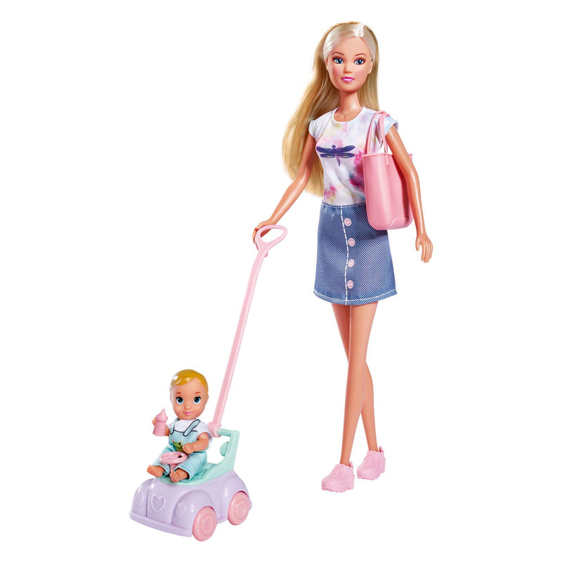 Afbeelding laden in galerijviewer, Steffi Love Baby met Loopauto