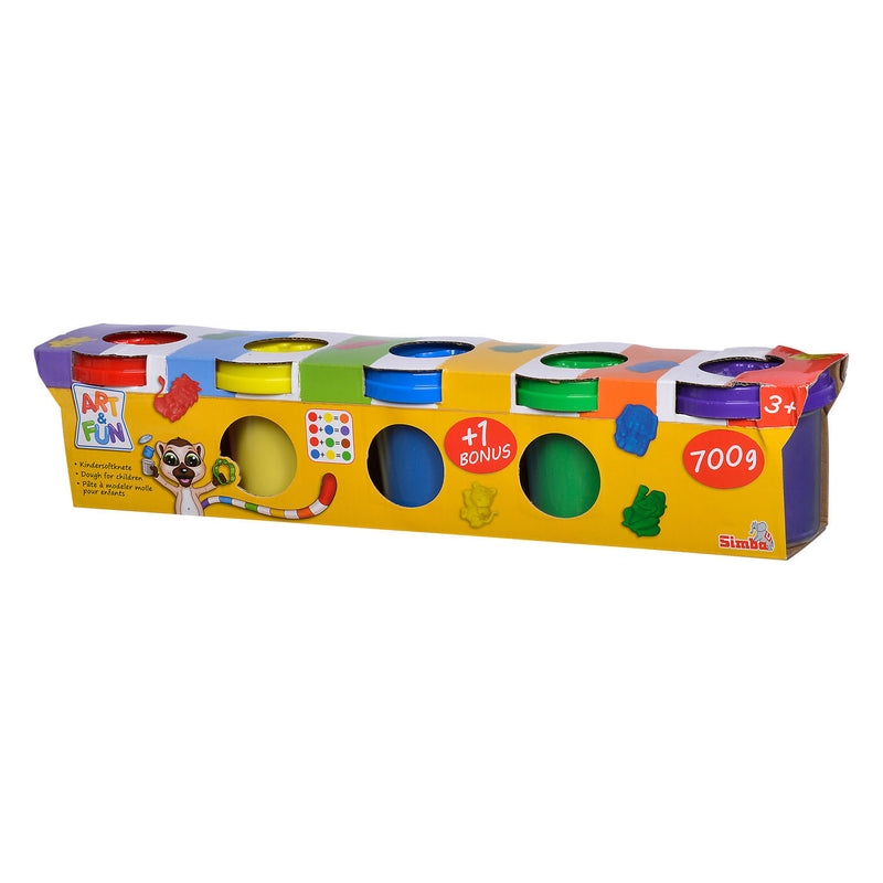 Afbeelding laden in galerijviewer, Simba art fun kinderklei - 5 kleipotjes