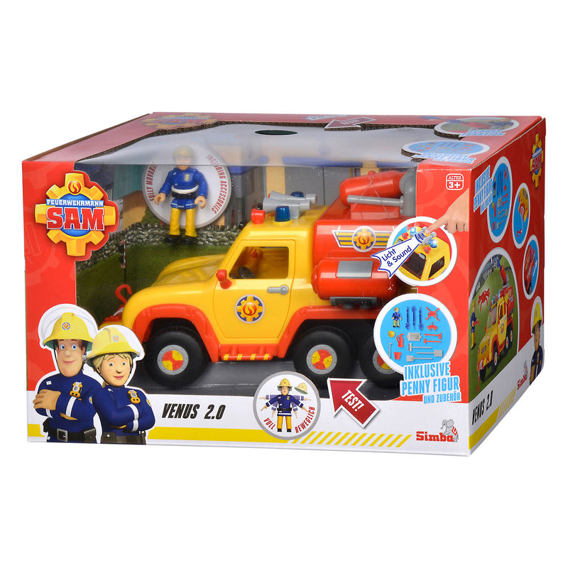 Afbeelding laden in galerijviewer, Simba brandweerman sam brandweerauto venus 2.0 met figuur