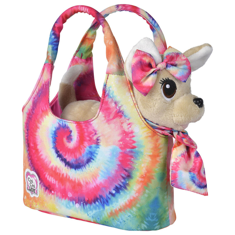 Afbeelding laden in galerijviewer, Simba chi chi love puppy knuffel in tas batik style