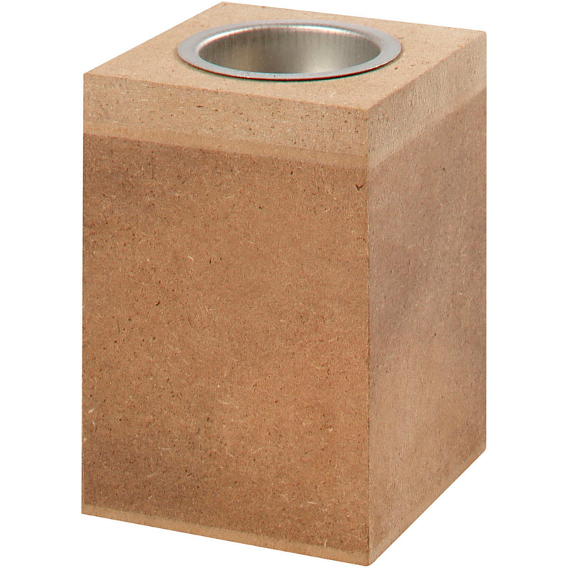 Afbeelding laden in galerijviewer, Https: www.cchobby.nl waxinelichthouder-h-10-cm-afm-7x7-cm-1-stuk