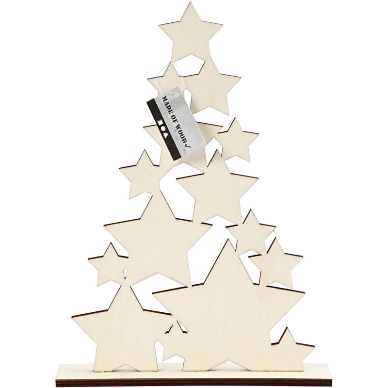 Afbeelding laden in galerijviewer, Https: www.cchobby.nl kerstboom-h-29-8-cm-d-4-cm-b-21-5-cm-1-stuk