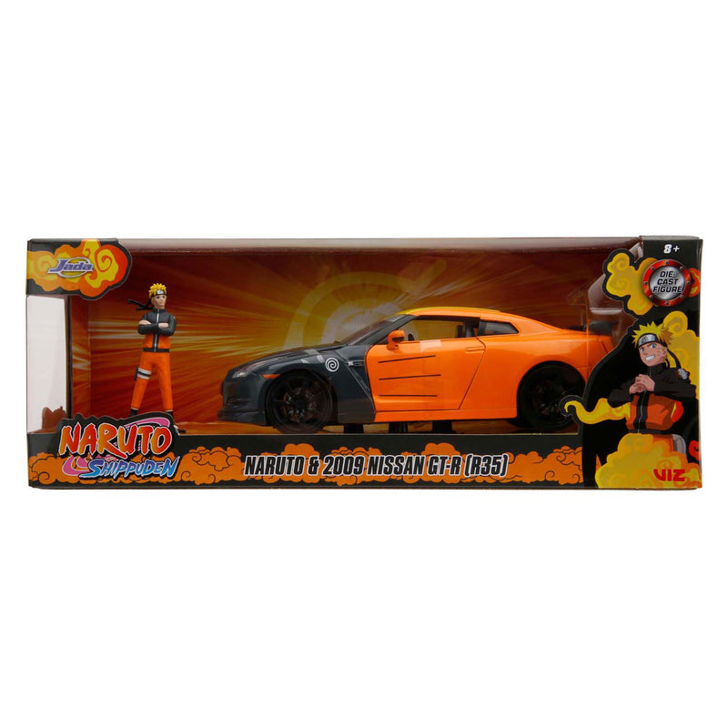 Afbeelding laden in galerijviewer, Jada toys jada naruto 2009 nissan gt-r 1:24
