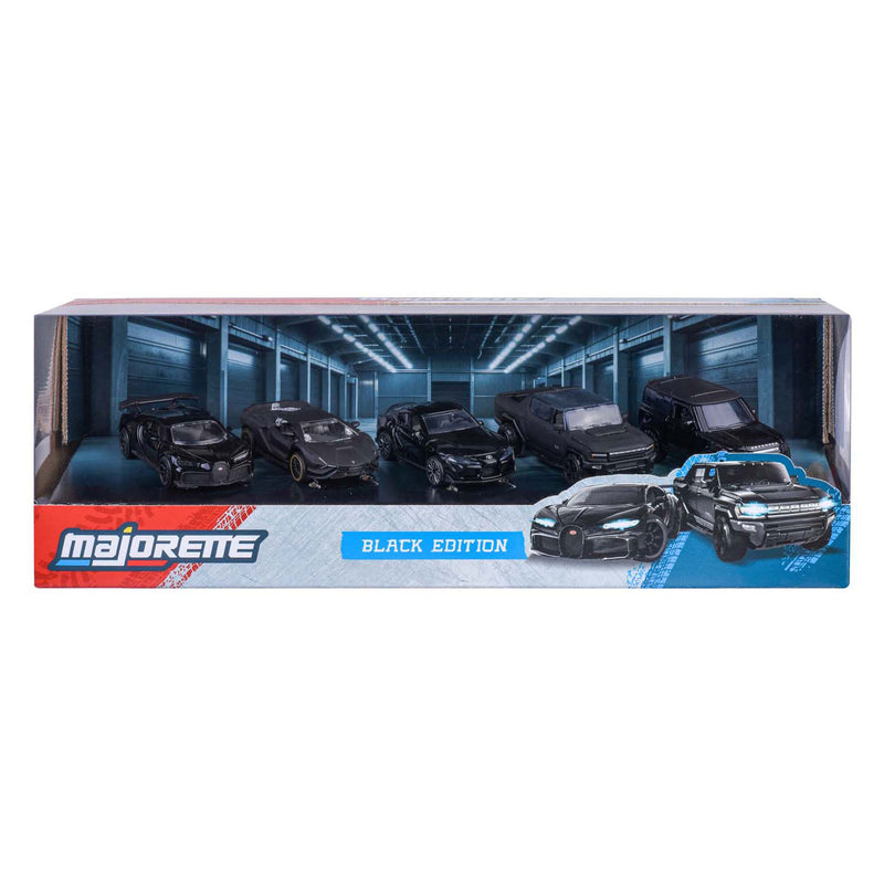 Afbeelding laden in galerijviewer, Majorette black edition autoset, 5dlg.