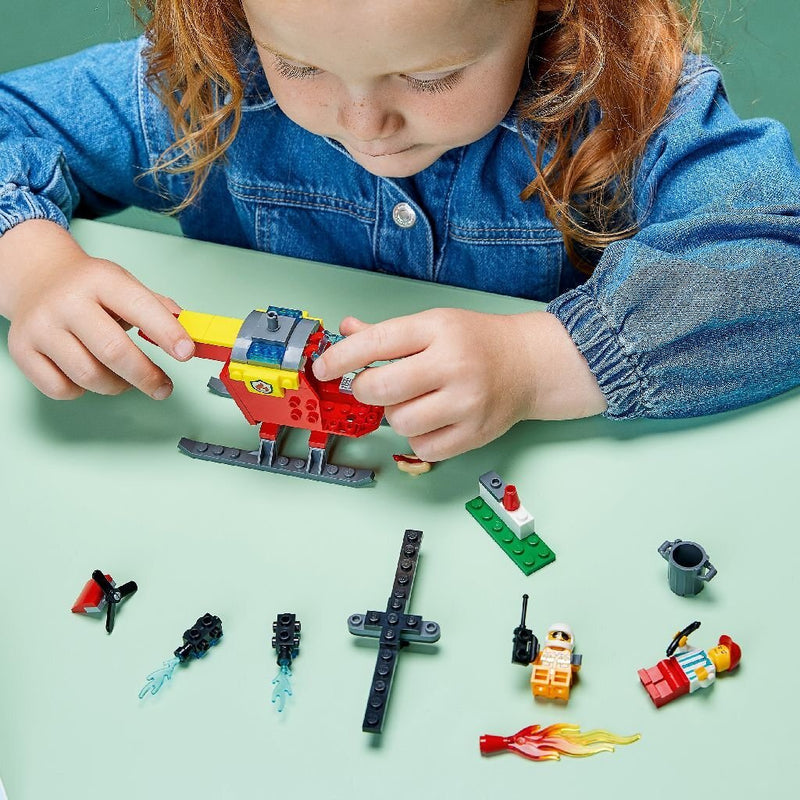Afbeelding laden in galerijviewer, Lego City 60318 Brandweerhelikopter