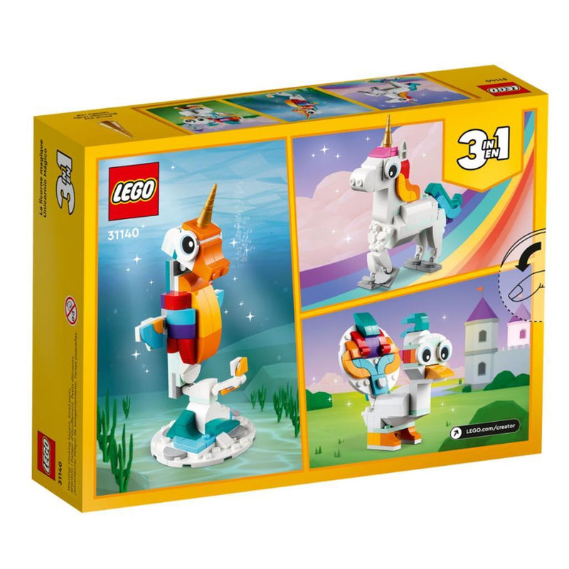 Afbeelding laden in galerijviewer, Lego creator 31140 3in1 magische eenhoorn