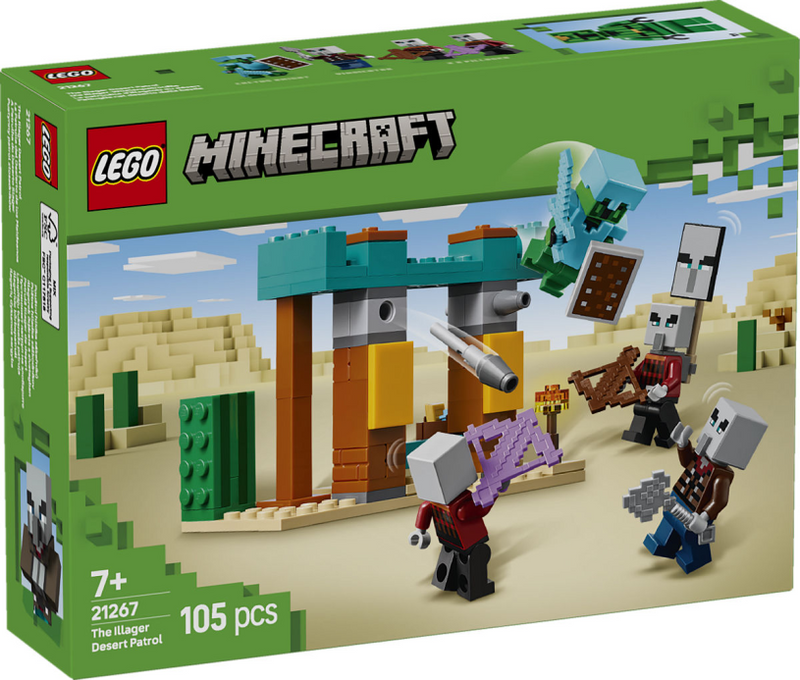 Afbeelding laden in galerijviewer, Lego minecraft de illagers in de woestijn gamingset voor kinderen - 21267