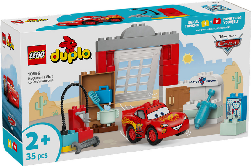 Afbeelding laden in galerijviewer, Lego duplo 10456 mcqueens bezoek aan docs garage