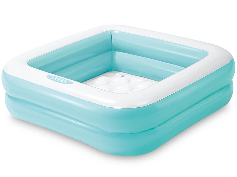 Afbeelding laden in galerijviewer, Intex vierkant babyzwembad-blauw