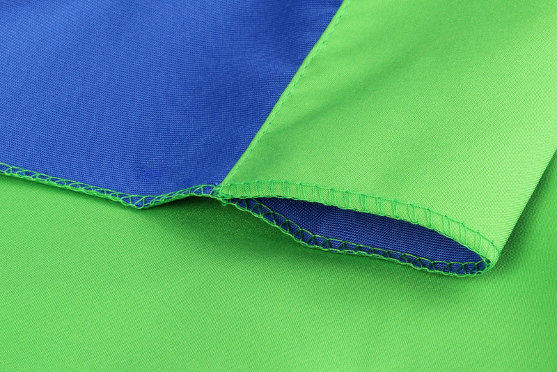 Afbeelding laden in galerijviewer, Studioking achtergronddoek 2,7x5 m blauw groen