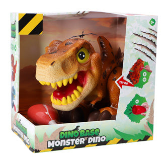 Afbeelding laden in galerijviewer, Dino base dinobase functie dino bruin groot
