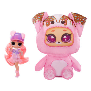 Afbeelding laden in galerijviewer, L.o.l. surprise! tweens costume surprise - hoops cutie roze modepop
