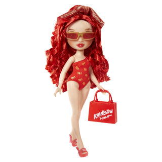 Afbeelding laden in galerijviewer, Mga rainbow high swim style modepop ruby (red)