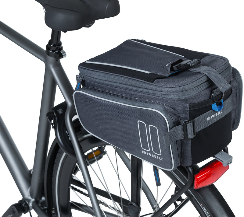 Afbeelding laden in galerijviewer, Basil Sport Design Trunkbag MIK - Grijs - Fietsrugzak - Unisex - Sportief - 7-15L
