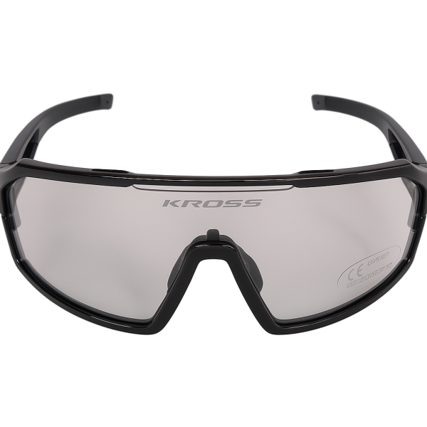 Afbeelding laden in galerijviewer, Kross fietsbril fly uv400 meekleurende lenzen - zwart frame