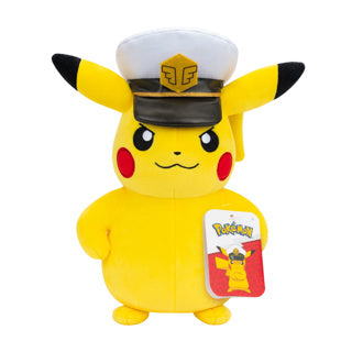 Afbeelding laden in galerijviewer, Jazwares pokémon 20 cm pluche captain pikachu