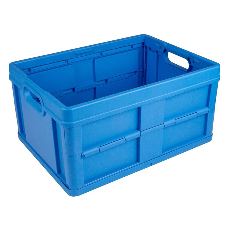 Afbeelding laden in galerijviewer, Sunware square gesloten vouwkrat 32l blauw