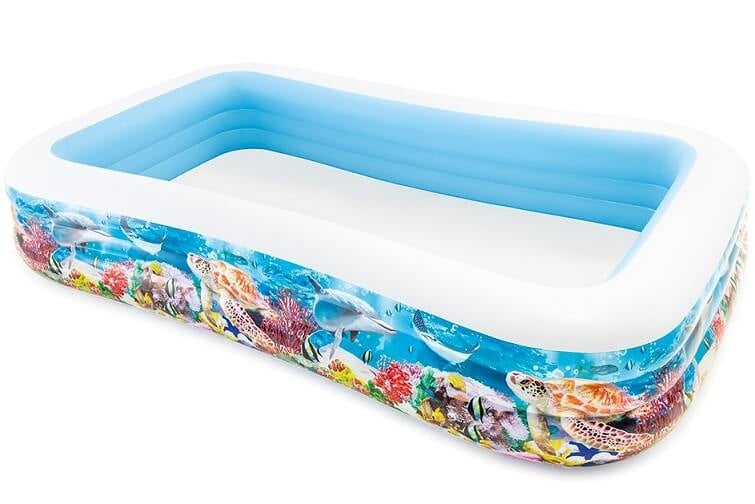 Afbeelding laden in galerijviewer, Intex groot opblaaszwembad tropical reef