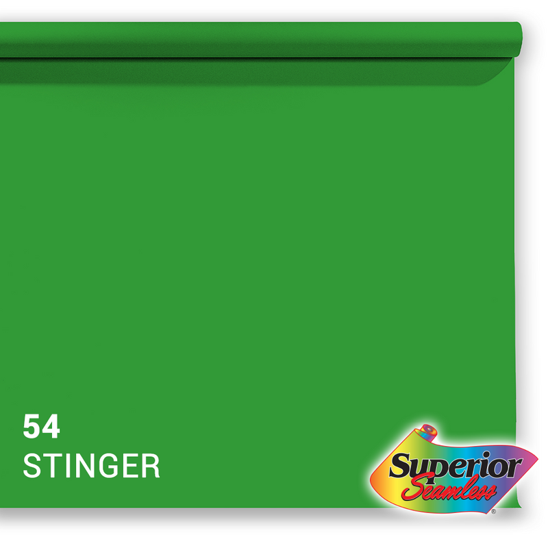 Afbeelding laden in galerijviewer, Superior achtergrondpapier 54 stinger chroma key 1,35 x 11m