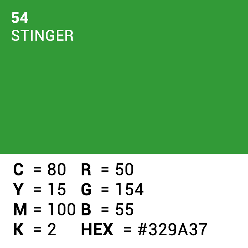 Afbeelding laden in galerijviewer, Superior achtergrondpapier 54 stinger chroma key 1,35 x 11m