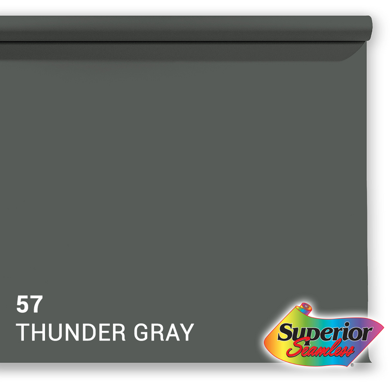 Afbeelding laden in galerijviewer, Superior achtergrondpapier 57 thunder grey 1,35 x 11m