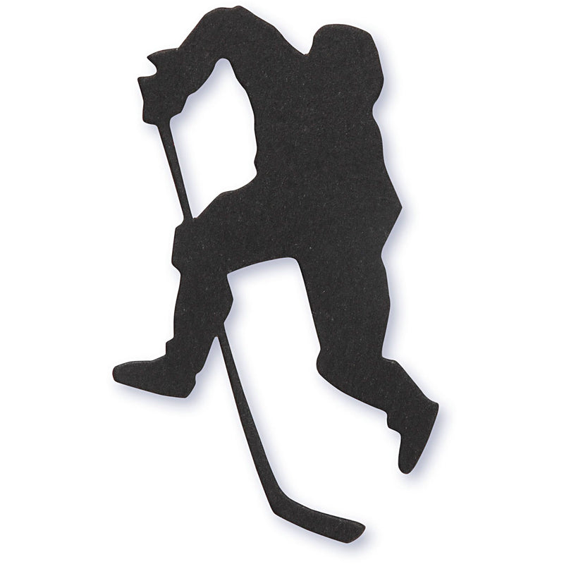 Afbeelding laden in galerijviewer, Https: www.cchobby.nl label-ijshockey-speler-afm-54x64-mm-zwart-10-stuk-1-doos