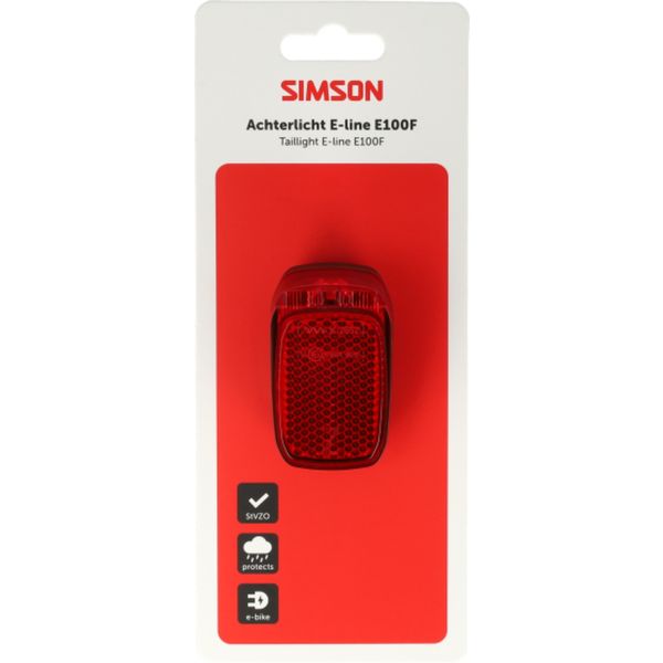 Afbeelding laden in galerijviewer, Simson achterlicht aurora e-line e100f - e-bike (ebike)