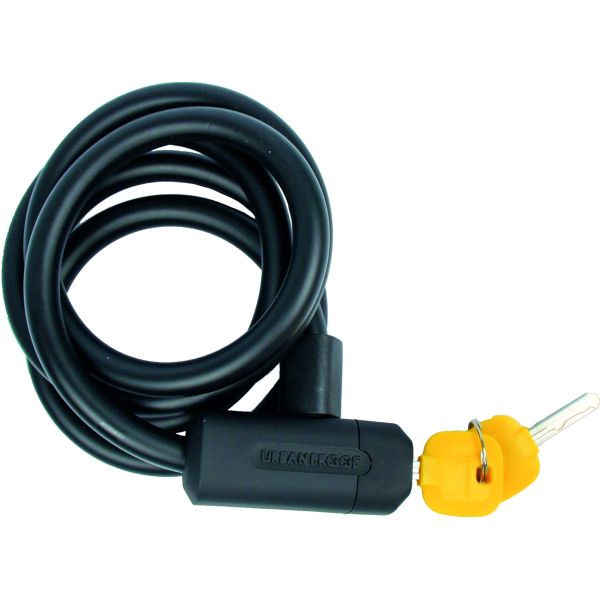 Afbeelding laden in galerijviewer, Urbanproof spiraalslot 12mm*150cm zwart