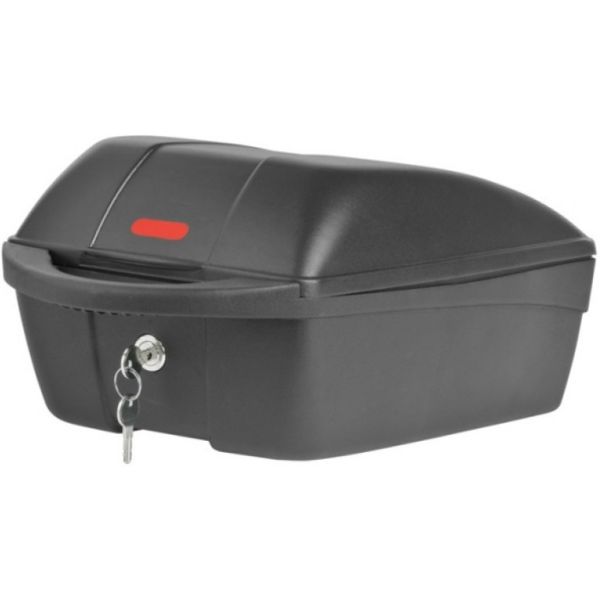 Afbeelding laden in galerijviewer, Topkoffer Polisport Luxe met quick release bagagedragerbevestiging - zwart