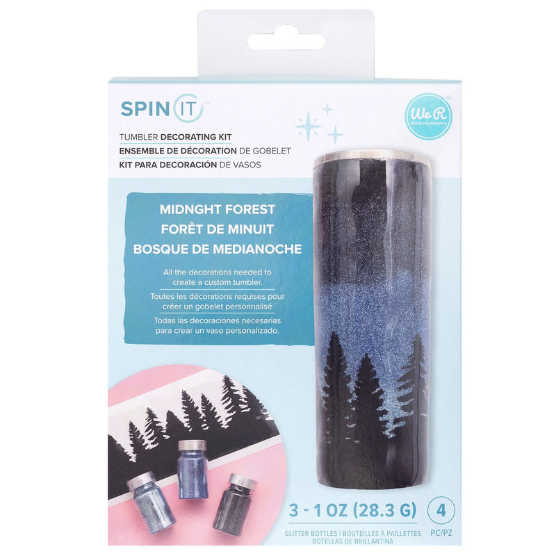 Afbeelding laden in galerijviewer, We r makers • spin it decorating kit midnight forest