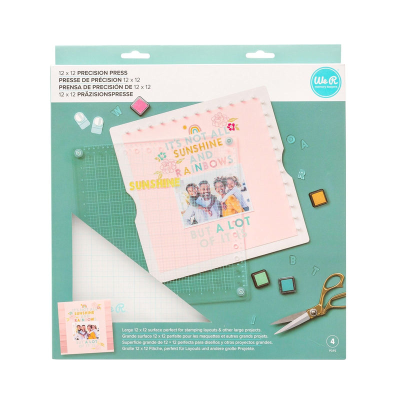 Afbeelding laden in galerijviewer, We r makers • precision press 30,5x30,5cm easy lift magnets set 4pcs