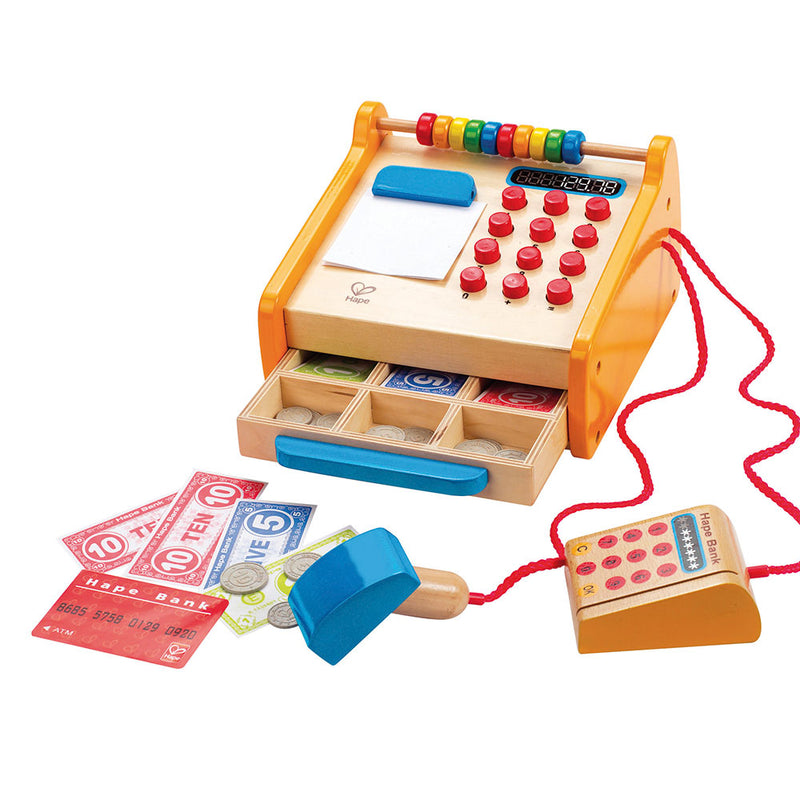 Afbeelding laden in galerijviewer, Hape houten kassa