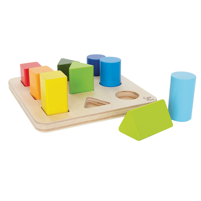 Afbeelding laden in galerijviewer, Hape houten sorteerplank vormen