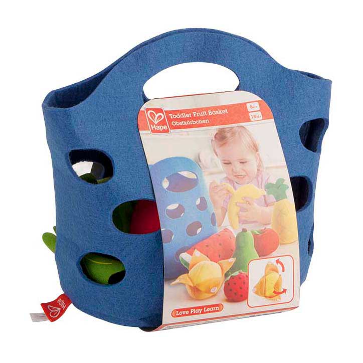 Afbeelding laden in galerijviewer, Hape vilt fruitmandje - 8dlg.