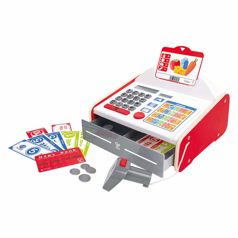 Afbeelding laden in galerijviewer, Hape interactieve kassa met licht en geluid