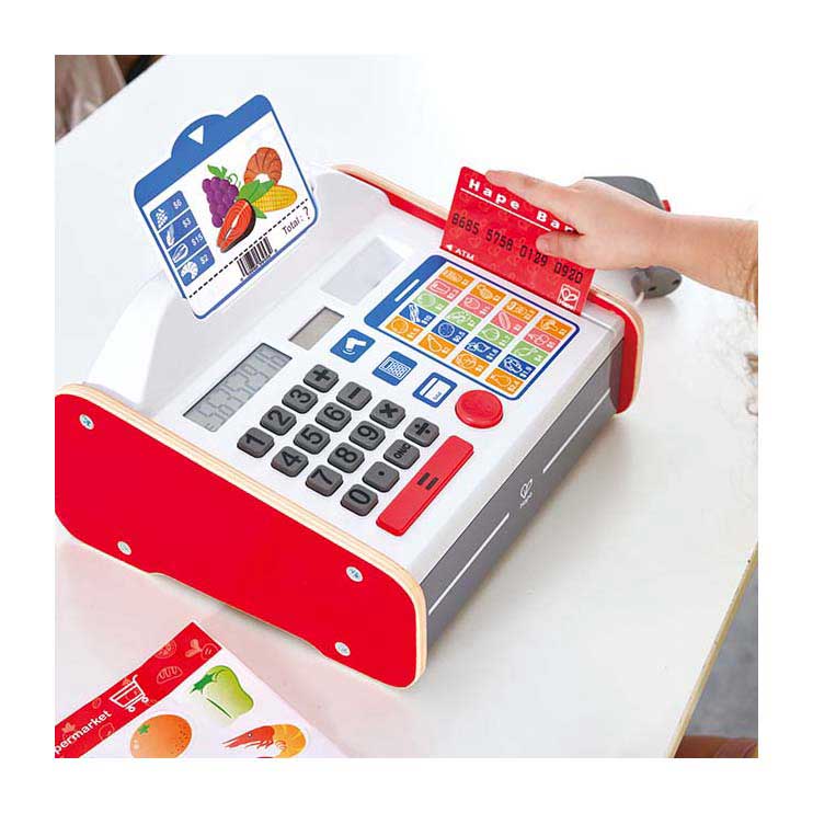 Afbeelding laden in galerijviewer, Hape interactieve kassa met licht en geluid