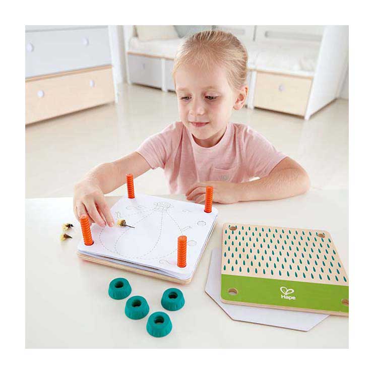 Afbeelding laden in galerijviewer, Hape kunst-set blumenpresse