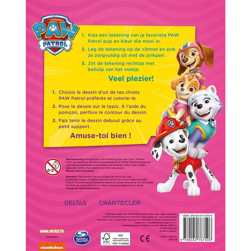 Afbeelding laden in galerijviewer, Deltas nickelodeon paw patrol prikblok roze