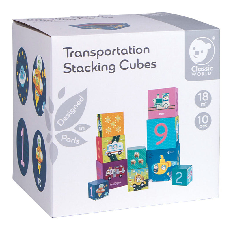 Afbeelding laden in galerijviewer, Classic world stapelblokken transport. 10dlg.