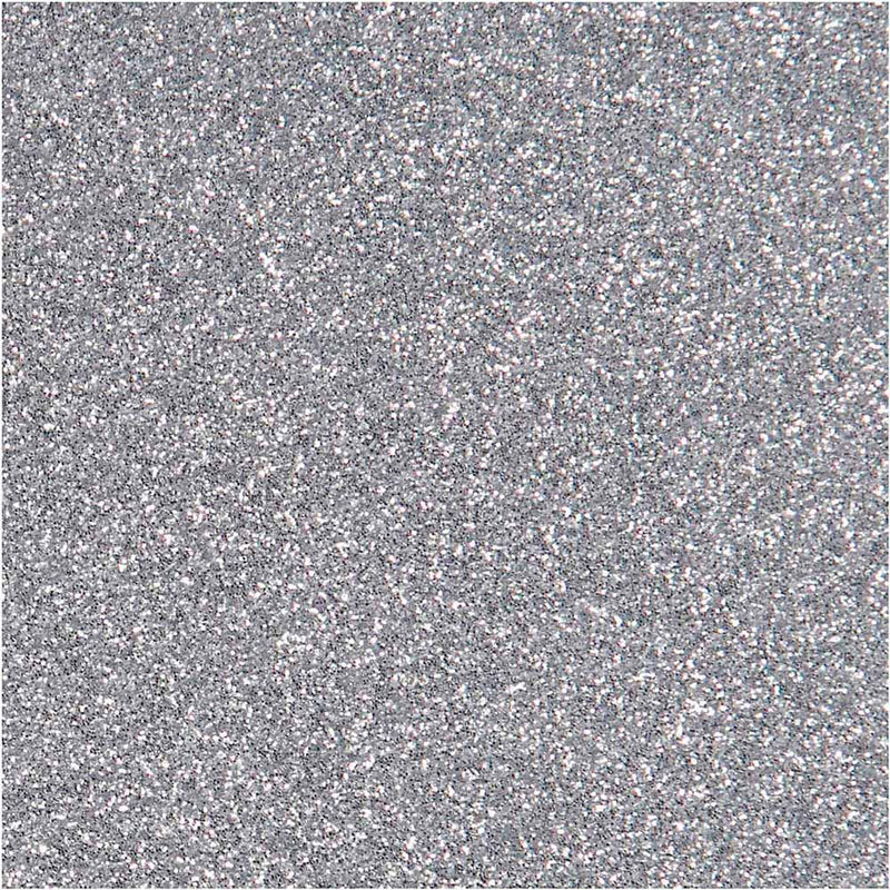 Afbeelding laden in galerijviewer, Creativ company opstrijkfolie glitter zilver, a5