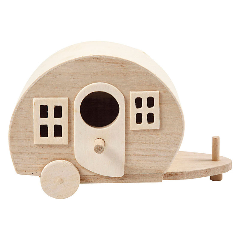 Afbeelding laden in galerijviewer, Creativ company houten caravan versieren